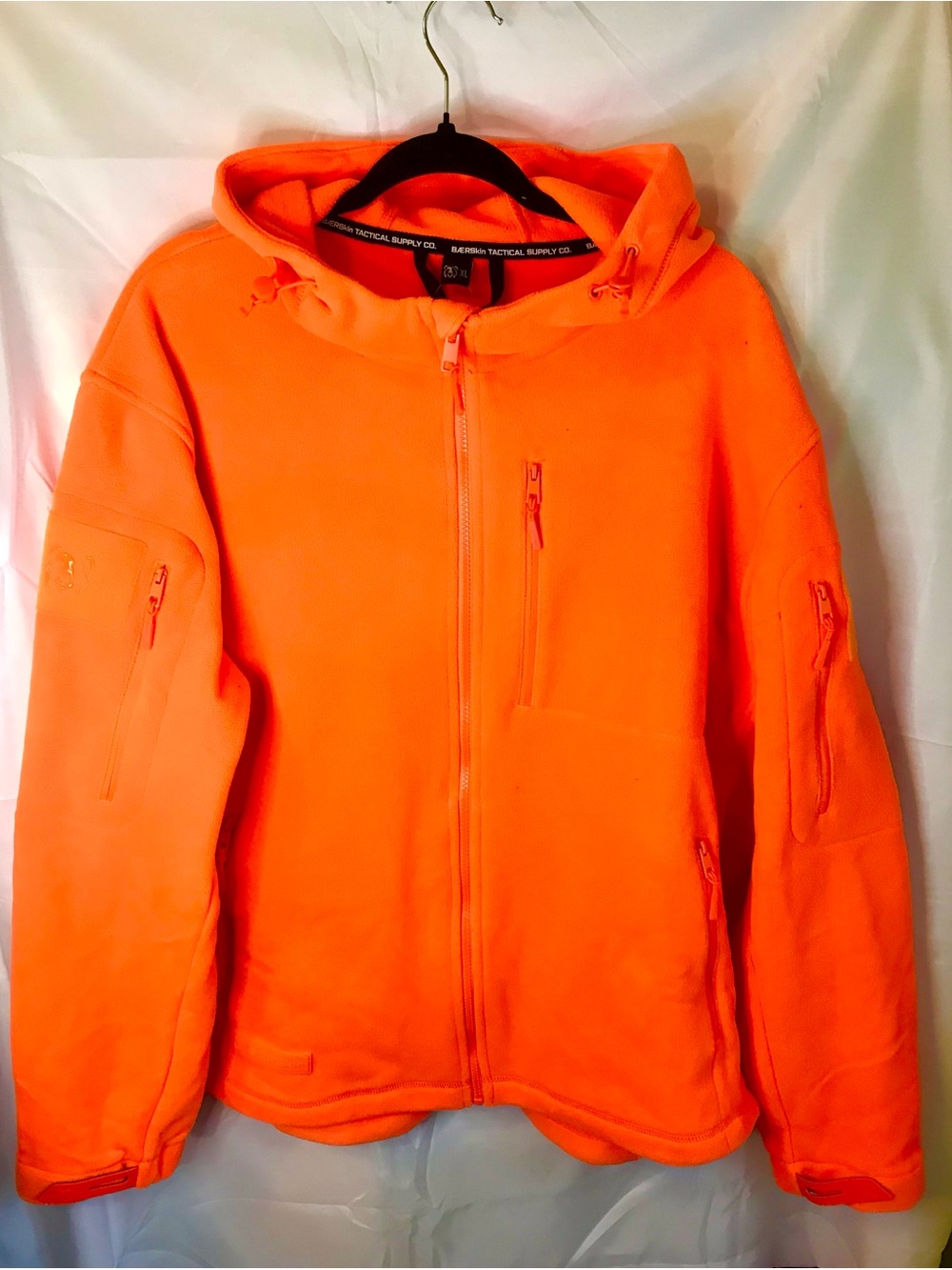 Baerskin 4 Neon Orange XL Men’s Hoodie New In Bag